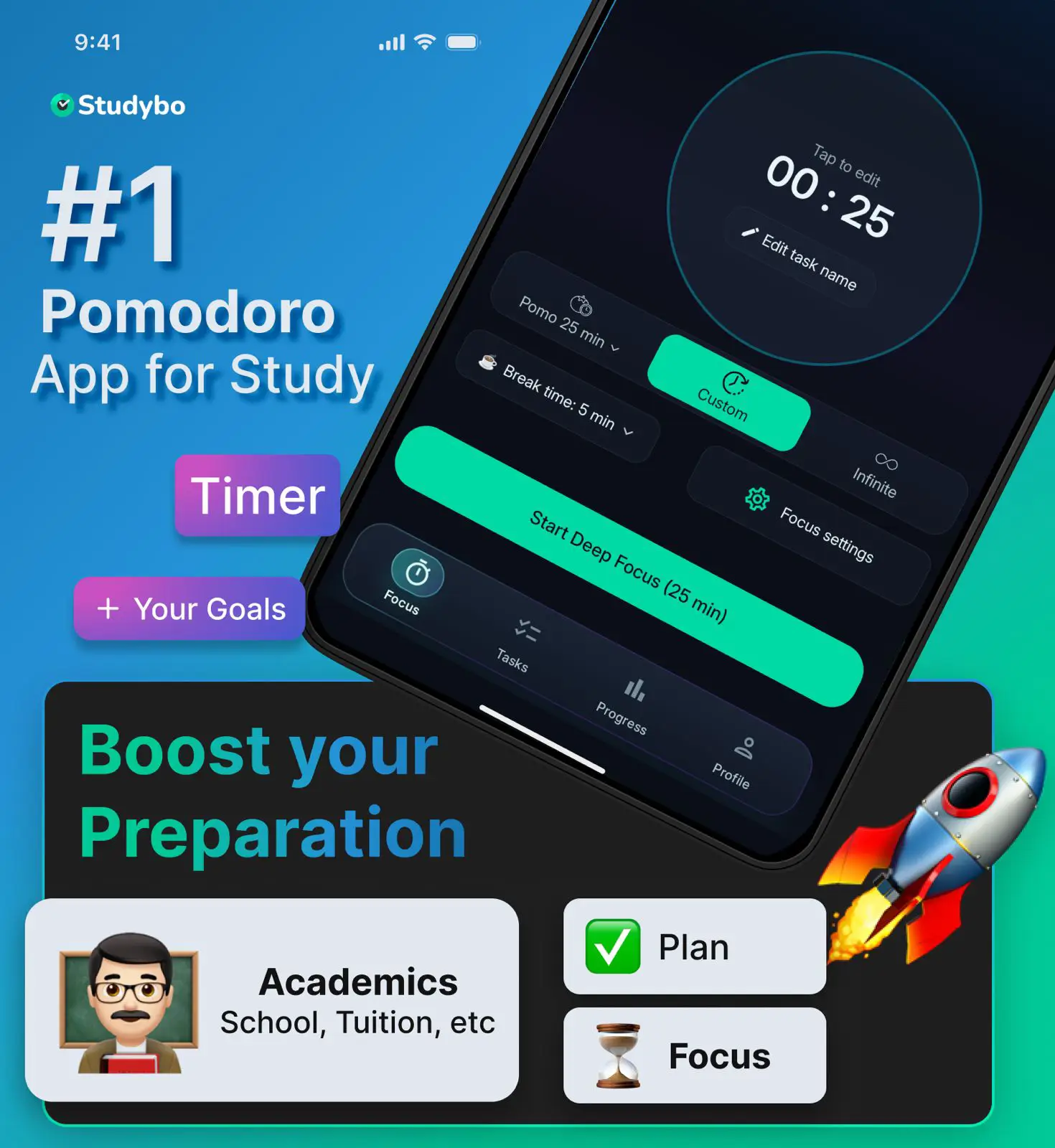 Studybo App on Mobile Device